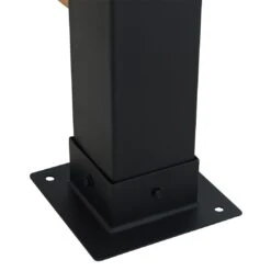 OUTLIV. Gartenpergola 313x191 Cm Zedernholz/Stahl Schwarz/Natur -Garten Leben outliv pergola 313x191 cm zedernholz stahl 1422237 5