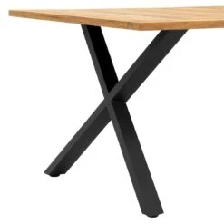 OUTLIV. Gartentisch 200x100cm Stahl/Teak Recycelt Schwarz/Teak -Garten Leben outliv promo x gartentisch 200x100cm stahl teak recycelt schwarz teak 1243718 4