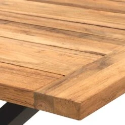 OUTLIV. Gartentisch 200x100cm Stahl/Teak Recycelt Schwarz/Teak -Garten Leben outliv promo x gartentisch 200x100cm stahl teak recycelt schwarz teak 1243718 7