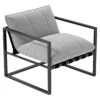 OUTLIV. By Detlef Steves Reef Loungesessel Aluminium/Sunbrella Schwarz/Flanelle -Garten Leben outliv reef loungesessel aluminium sunbrella 1341233 1