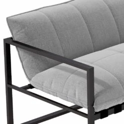 OUTLIV. By Detlef Steves Reef Gartensofa 150cm Aluminium/Sunbrella Schwarz/Flanelle -Garten Leben outliv reef loungesofa 150cm aluminium sunbrella 1341244 3