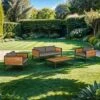OUTLIV. Rhodos Loungeset 4-tlg. Aluminium/Teak/Olefin Anthrazit/Natur 1 OUTLIV. Rhodos Loungeset 4-tlg. Aluminium/Teak/Olefin Anthrazit/Natur -Garten Leben outliv rhodos sofagruppe 4 tlg aluminium teak olefin 1431719 1