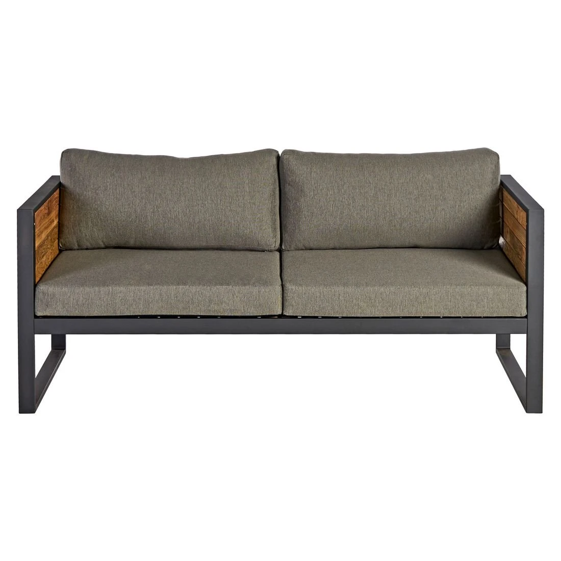 OUTLIV. Rhodos Loungeset 4-tlg. Aluminium/Teak/Olefin Anthrazit/Natur 12 OUTLIV. Rhodos Loungeset 4-tlg. Aluminium/Teak/Olefin Anthrazit/Natur – Bild 10