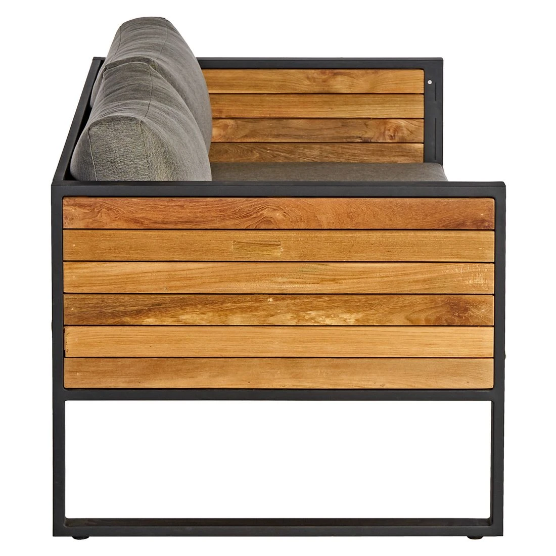 OUTLIV. Rhodos Loungeset 4-tlg. Aluminium/Teak/Olefin Anthrazit/Natur 13 OUTLIV. Rhodos Loungeset 4-tlg. Aluminium/Teak/Olefin Anthrazit/Natur – Bild 11