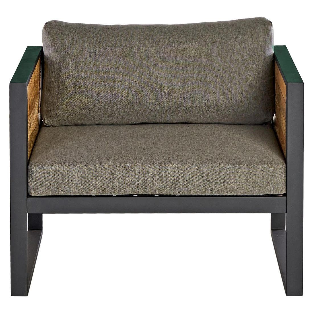 OUTLIV. Rhodos Loungeset 4-tlg. Aluminium/Teak/Olefin Anthrazit/Natur 8 OUTLIV. Rhodos Loungeset 4-tlg. Aluminium/Teak/Olefin Anthrazit/Natur – Bild 6