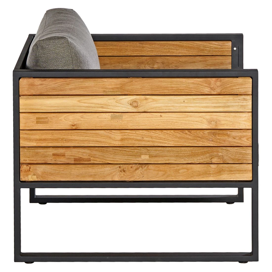 OUTLIV. Rhodos Loungeset 4-tlg. Aluminium/Teak/Olefin Anthrazit/Natur 9 OUTLIV. Rhodos Loungeset 4-tlg. Aluminium/Teak/Olefin Anthrazit/Natur – Bild 7