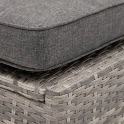 OUTLIV. Roma Gartensofa Geflecht/Polyester Grau/Anthrazit -Garten Leben outliv roma loungebank geflecht polster grau anthrazit 1253398 10