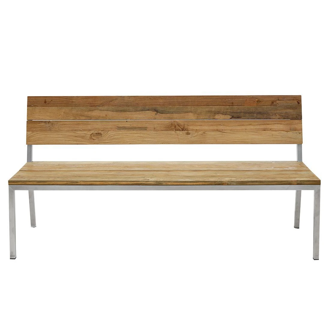 OUTLIV. Samoa Gartenbank Edelstahl/Teak Teak Recycelt 5 OUTLIV. Samoa Gartenbank Edelstahl/Teak Teak Recycelt – Bild 3