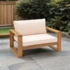 OUTLIV. Santa Cruz Loungesessel Akazie/Polyester Natur/Ecru -Garten Leben outliv santa cruz loungesessel akazie polyester 1338109 1
