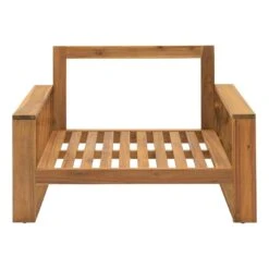 OUTLIV. Santa Cruz Loungesessel Akazie/Polyester Natur/Ecru -Garten Leben outliv santa cruz loungesessel akazie polyester 1338109 7