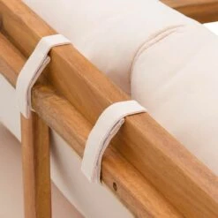 OUTLIV. Santa Cruz Loungeset 4-tlg. Akazie/Polyester Natur/Ecru -Garten Leben outliv santa cruz loungeset 4 tlg akazie polyester 1376928 9