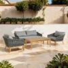 OUTLIV. Santorin Loungeset 4-tlg. Teak/Rope/Olefin Natur/Dunkelgrau 1 OUTLIV. Santorin Loungeset 4-tlg. Teak/Rope/Olefin Natur/Dunkelgrau -Garten Leben outliv santorin loungegruppe 4 tlg teak rope olefin 1431785 1