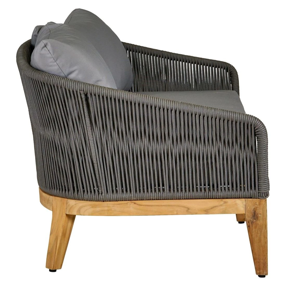 OUTLIV. Santorin Loungeset 4-tlg. Teak/Rope/Olefin Natur/Dunkelgrau 12 OUTLIV. Santorin Loungeset 4-tlg. Teak/Rope/Olefin Natur/Dunkelgrau – Bild 10