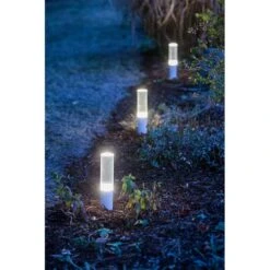 OUTLIV. Smart Light Wege- Oder Uferleuchte 3W LED Aluminium Weiß -Garten Leben outliv smart light uferleuchte 1301985 3