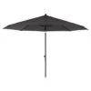 OUTLIV. Florenz Sonnenschirm Ø340cm Anthrazit -Garten Leben outliv sonnenschirm florenz alu teleskop o340 anthrazit 1281008 1