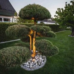 OUTLIV. Smart Light Starter -Set Wifi-Set: 3 RGB-Spots Silber/Schwarz -Garten Leben outliv starter set wifi set 3 rgb spots silber schwarz 1303943 7