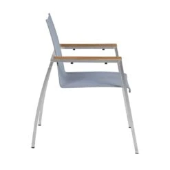 OUTLIV. Tokyo Stapelsessel Edelstahl/Batyline Edelstahl/Grau -Garten Leben outliv tokyo stapelsessel edelstahl batyline edelstahl grau 1243740 4