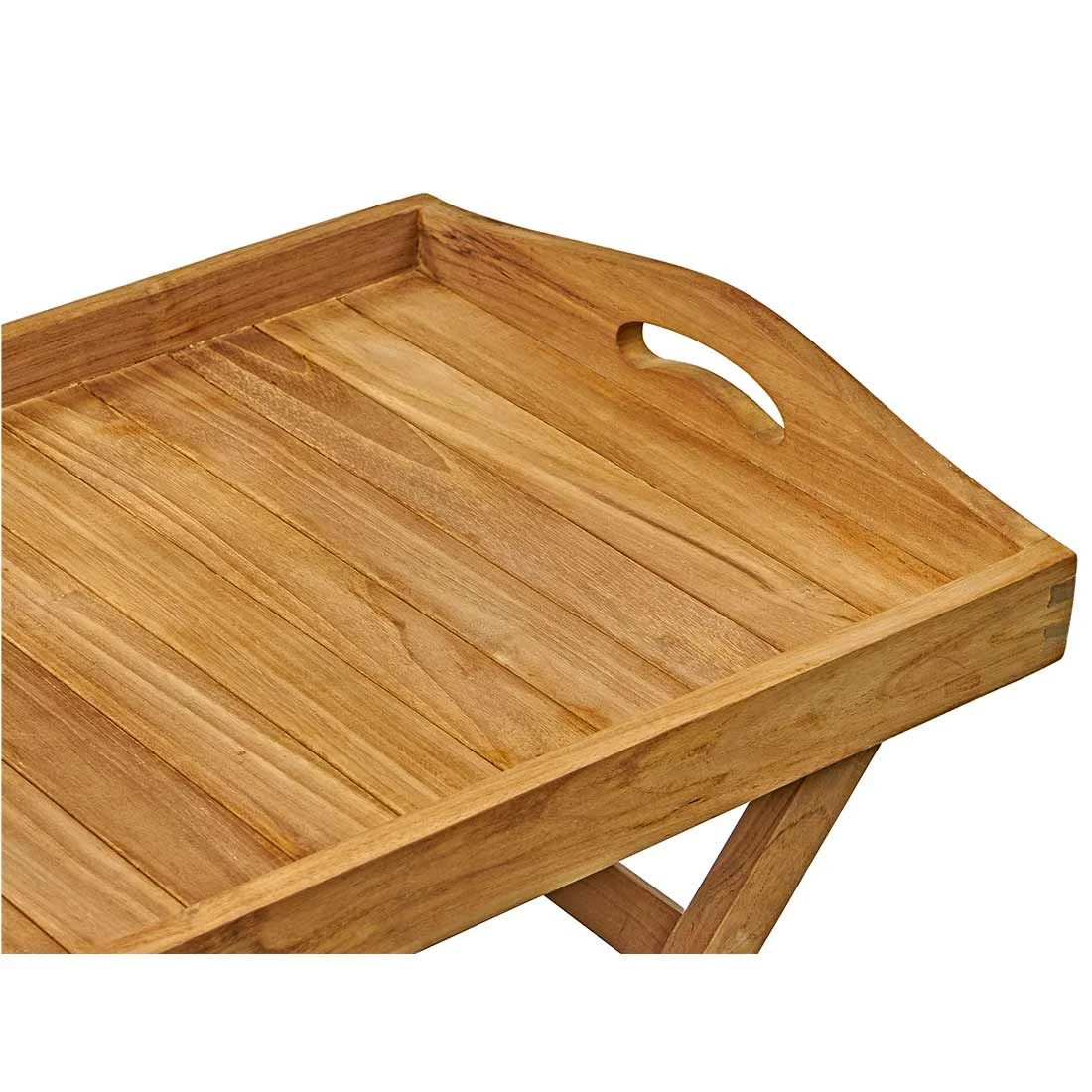 OUTLIV. Tray Gartentisch 40x63cm Teak Natur 7 OUTLIV. Tray Gartentisch 40x63cm Teak Natur – Bild 5