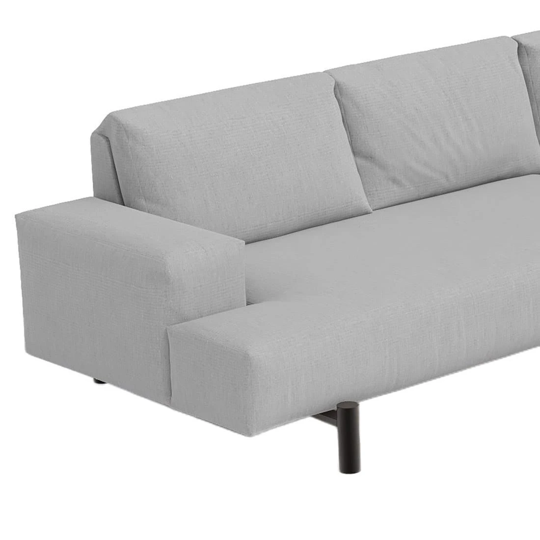 OUTLIV. By Detlef Steves Twins Ecklounge 3-tlg. Aluminium/Sunbrella Schwarz/Flanelle 7 OUTLIV. By Detlef Steves Twins Ecklounge 3-tlg. Aluminium/Sunbrella Schwarz/Flanelle – Bild 5