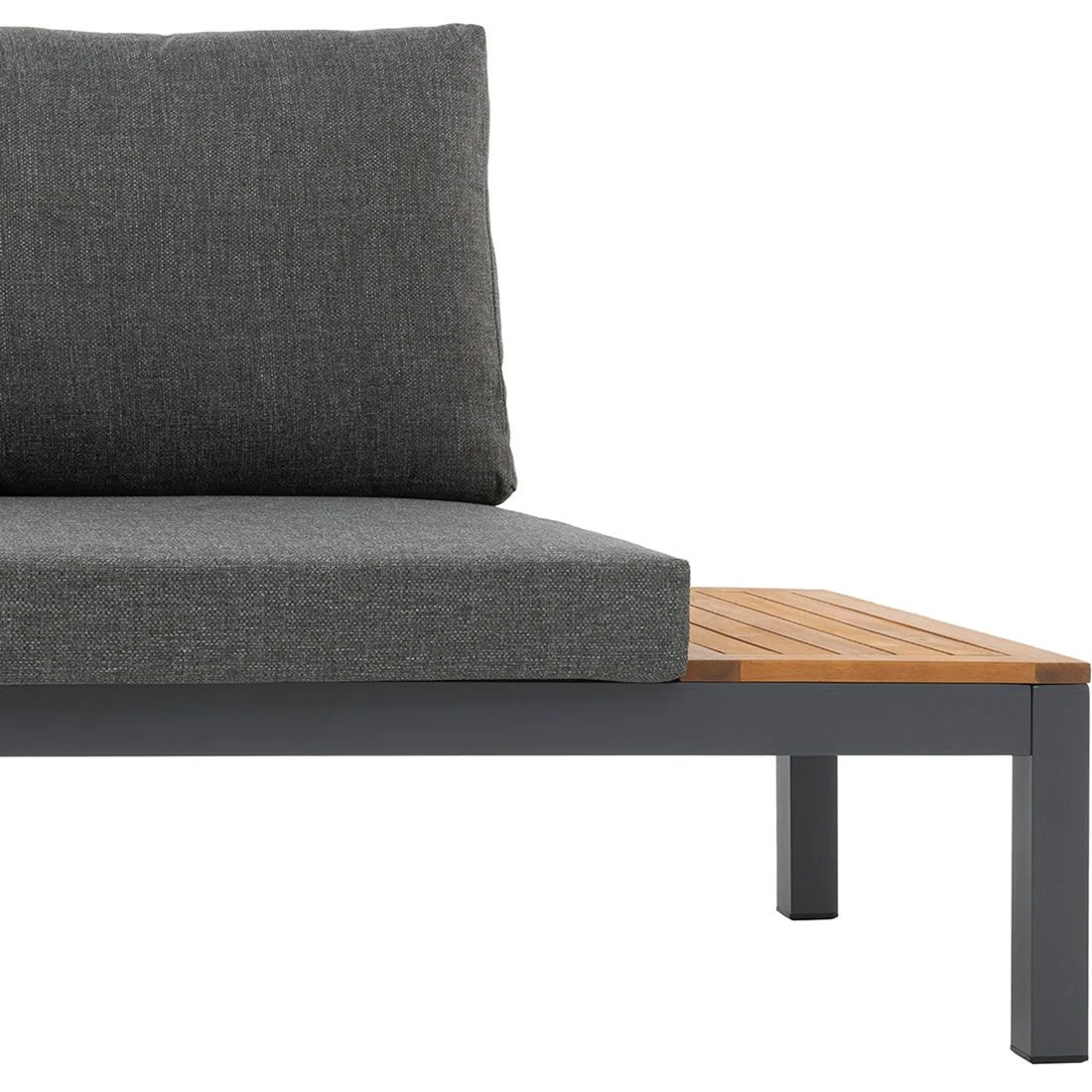 OUTLIV. Venedig Ecklounge 4-tlg. Aluminium/Akazie Anthrazit 16 OUTLIV. Venedig Ecklounge 4-tlg. Aluminium/Akazie Anthrazit – Bild 14