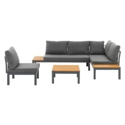 OUTLIV. Venedig Ecklounge 4-tlg. Aluminium/Akazie Anthrazit 22 OUTLIV. Venedig Ecklounge 4-tlg. Aluminium/Akazie Anthrazit -Garten Leben outliv venedig ecklounge 4 tlg alu holz 1422270 4