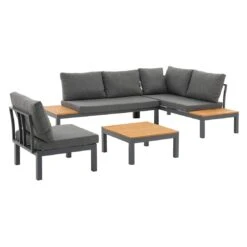 OUTLIV. Venedig Ecklounge 4-tlg. Aluminium/Akazie Anthrazit 24 OUTLIV. Venedig Ecklounge 4-tlg. Aluminium/Akazie Anthrazit -Garten Leben outliv venedig ecklounge 4 tlg alu holz 1422270 6