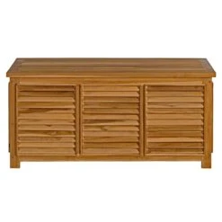 OUTLIV. Ventara Gartenbox 128x52x62cm Teak Natur -Garten Leben outliv ventara kissenbox 128x52x62cm teak natur 1347030 2