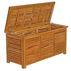 OUTLIV. Ventara Gartenbox 128x52x62cm Teak Natur -Garten Leben outliv ventara kissenbox 128x52x62cm teak natur 1347030 4