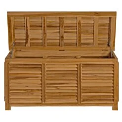 OUTLIV. Ventara Gartenbox 128x52x62cm Teak Natur -Garten Leben outliv ventara kissenbox 128x52x62cm teak natur 1347030 5