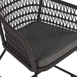 OUTLIV. Verona Gartensessel Aluminium/Rope Charcoal -Garten Leben outliv verona diningsessel aluminium rope 1347393 6