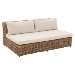 OUTLIV. Versailles Castello Ecklounge Geflecht/Teak Mixed Beige -Garten Leben outliv versailles castello sofagruppe geflecht teak mixed beige 1314965 8