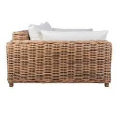 OUTLIV. Versailles Luxury Gartensofa Geflecht Mixed Beige -Garten Leben outliv versailles luxury 2 sitzer sofa stahl geflecht mix beige 4