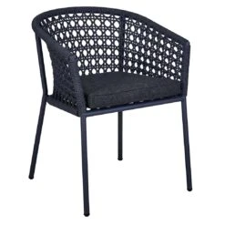 OUTLIV. Zui Gartensessel Aluminium/Rope Inkl. Kissen Charcoal