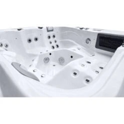 PLANET SPA Biskaya Correll Whirlpool 200x200cm Dark Grey/Silber Marble -Garten Leben planet spa biskaya correll whirlpool 200x200cm 1391657 3