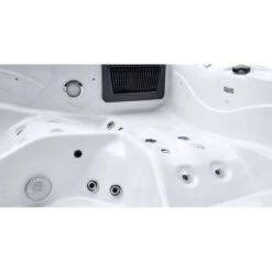 PLANET SPA Biskaya Correll Whirlpool 200x200cm Dark Grey/Silber Marble -Garten Leben planet spa biskaya correll whirlpool 200x200cm 1391657 4