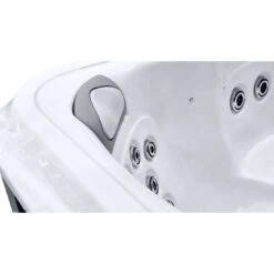 PLANET SPA Biskaya Correll Whirlpool 200x200cm Dark Grey/Silber Marble -Garten Leben planet spa biskaya correll whirlpool 200x200cm 1391657 5