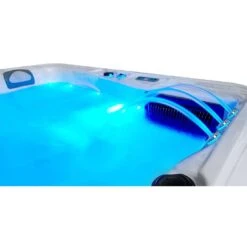 PLANET SPA Biskaya Correll Whirlpool 200x200cm Dark Grey/Silber Marble -Garten Leben planet spa biskaya correll whirlpool 200x200cm 1391657 6