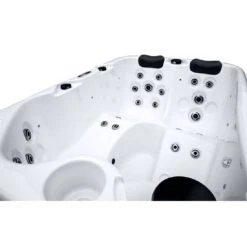 PLANET SPA Biskaya Francisco Whirlpool 184x124cm Dark Grey/Silber Marble -Garten Leben planet spa biskaya francisco whirlpool 184x124cm 1391635 3