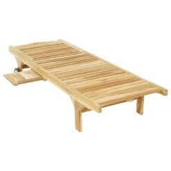Ploß Archimedes Eco Gartenliege Eco-Teak Teak-Natur -Garten Leben ploss archimedes eco rollliege eco teak teak natur 1000893 3