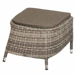 Ploß Nizza Loungehocker Geflecht/Polster Natur-Beige-Braun-Meliert/Savanna -Garten Leben ploss nizza loungehocker geflecht polster 1361220 4
