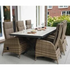 Ploß Nizza Gartensessel Geflecht/Polster Natur-Beige-Braun-Meliert/Savanna 16 Ploß Nizza Gartensessel Geflecht/Polster Natur-Beige-Braun-Meliert/Savanna -Garten Leben ploss nizza verstellsessel geflecht polster 1361176 2