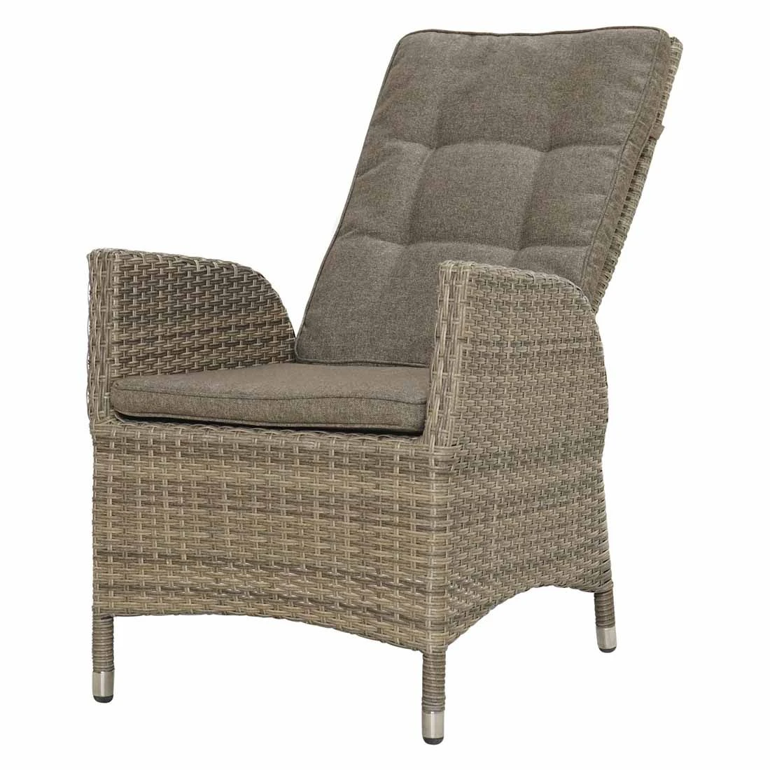 Ploß Nizza Gartensessel Geflecht/Polster Natur-Beige-Braun-Meliert/Savanna 10 Ploß Nizza Gartensessel Geflecht/Polster Natur-Beige-Braun-Meliert/Savanna – Bild 8