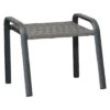 Ploß Tuvalu Hocker Aluminium/Geflecht Grau -Garten Leben ploss tuvalu hocker aluminium geflecht 1367457 1