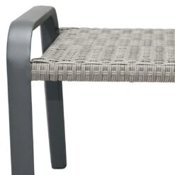Ploß Tuvalu Hocker Aluminium/Geflecht Grau -Garten Leben ploss tuvalu hocker aluminium geflecht 1367457 11