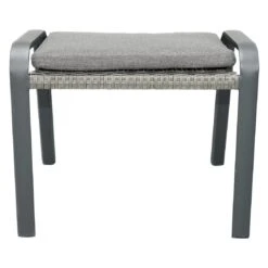 Ploß Tuvalu Hocker Aluminium/Geflecht Grau -Garten Leben ploss tuvalu hocker aluminium geflecht 1367457 12