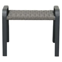 Ploß Tuvalu Hocker Aluminium/Geflecht Grau -Garten Leben ploss tuvalu hocker aluminium geflecht 1367457 7