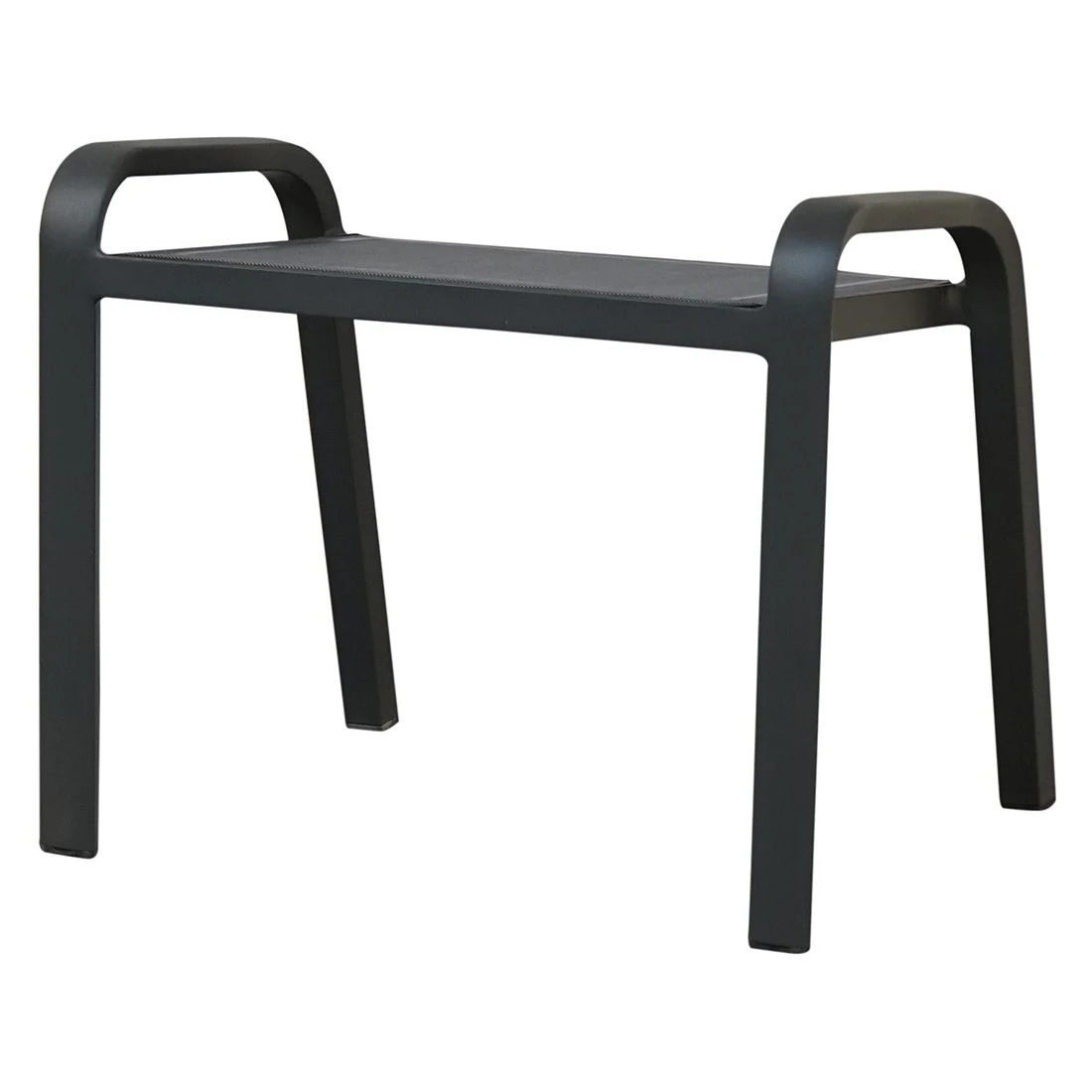 Ploß Tuvalu Hocker Aluminium/Textilene Grau 5 Ploß Tuvalu Hocker Aluminium/Textilene Grau – Bild 3