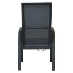 Ploß Tuvalu Stapelsessel Aluminium/Textilene Anthrazit/Grau -Garten Leben ploss tuvalu stapelsessel aluminium textilene 1367314 4