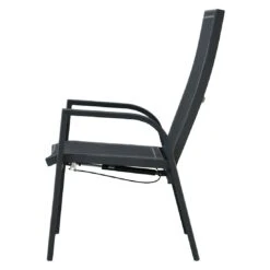 Ploß Tuvalu Stapelsessel Aluminium/Textilene Anthrazit/Grau -Garten Leben ploss tuvalu stapelsessel aluminium textilene 1367314 5