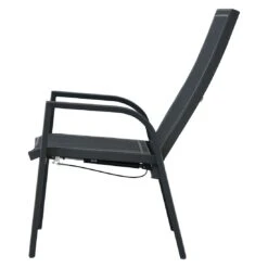 Ploß Tuvalu Stapelsessel Aluminium/Textilene Anthrazit/Grau -Garten Leben ploss tuvalu stapelsessel aluminium textilene 1367314 6